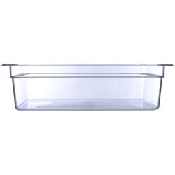 Carlisle 10202B07 StorPlus Full Size Food Pan, Polycarbonate, 6" Deep, Clear