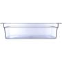 Carlisle 10202B07 StorPlus Full Size Food Pan, Polycarbonate, 6" Deep, Clear