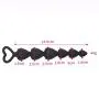 Heart-Shaped Silicone Trainer Kit-B?tt Plugs Beads Massage Toys Back
