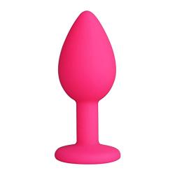 YTYC Soft Silicone Anal Toys Butt Plug Sex Products for Women and Men Soft Share Pleasure Trainer (Pink)