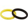 LearnFitFun Silicone Wedding Rings for Women. Thin Stackable Rubber Engagement Bands Single or Set of 10 Rings. Size 4-10 WNDRNG