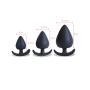 Qise Three Sizes Medical Silicone Anal Plug Butt Plug Anal Sex Toy for Women and Men (M)
