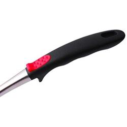 Silicone spatula non-stick pan special spatula silicone 304 stainless steel kitchenware high temperature shovel,Red