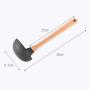 Silicone Kitchenware Set of 8 Kitchen Cooking Spoon Shovel Wood Shovel Set Silicone Spatula Kitchenware Set