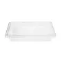 Rubbermaid Commercial Products Food Storage Box/Tote for Restaurant/Kitchen/Cafeteria, 2 Gallon, Clear (FG330700CLR)