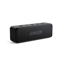 [Upgraded] Anker Soundcore 2 Portable Bluetooth Speaker with 12W Stereo Sound, Bluetooth 5, Bassup, IPX7 Waterproof, 24-Hour Playtime, Wireless Stereo Pairing, Speaker for Home, Outdoors, Travel