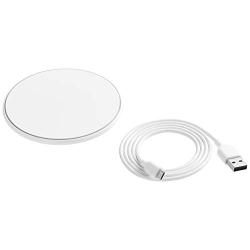 AmazonBasics 5W Qi Certified Wireless Charging Pad - White