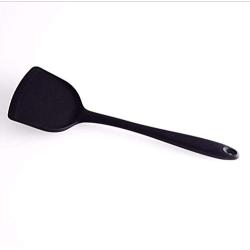 Spatula non-stick one silicone spatula food grade non-stick spatula kitchenware,Black