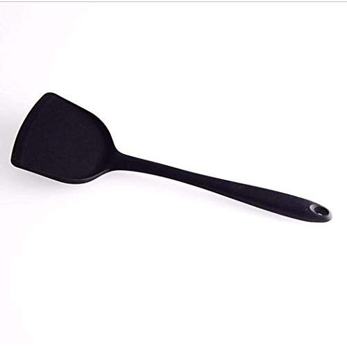 Spatula non-stick one silicone spatula food grade non-stick spatula kitchenware,Black