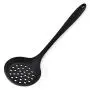 Silicone Kitchenware Kitchen Tools Silicone Spatula Cooking Shovel Nonstick Cooking Shovel Colander (Color : Red+Black)