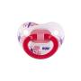 NUK Glow-in-The-Dark Orthodontic Pacifiers, Girl, 6-18 Months, 2-Pack