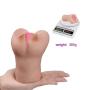Lifelike Realistic Soft Silicone Female Self-Timer Gift Mens Torso Doll Female Adult Toy (Meat)