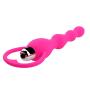 Amal Training Plugs T-Shirt Anales Trainer Massage Toy， Vib Anales Beads Silicone Trainer Fun Toys for Beginners and Advanced Users Pink by ALBK