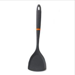 Silicone kitchenware integrated non-stick pan shovel kitchen tools high temperature cooking shovel,Gray