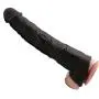 Like Realistic Pên?ís Sleeve Extender 11.5 INCH Black Delay ?já-cúlátion Silicone Pên?ís Ring C-lītǒrís S-timùlátiòn Ring Unisex Toys Tools
