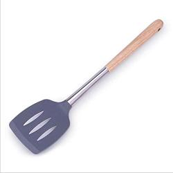 Kitchenware, silicone stainless steel kitchen utensils, non-stick special heat-resistant cooking spoon shovel spoon, cooking pot shovel,leakingshovel