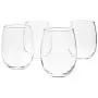 AmazonBasics Stemless Wine Glasses, 15-Ounce, Set of 4