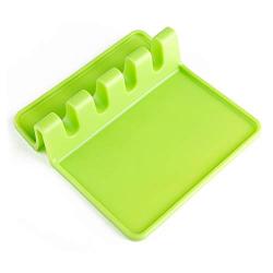 TOPmountain Silicone Tableware Mat Tableware Storage Mat Actual Green Silica Gel Kitchen Table