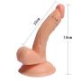 Feijibei 5.5 Inch Realistic PVC Adult Toy with Strong Suction Cup (Color : Flesh)