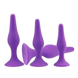 4pcs Silicone Trainer Starter Set Toy for Women Purple