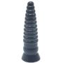 Ultra-Soft Massage Sticks Classic D?ld?, Silicone Sex Toy Cock Dong with Suction Cup, Massage Wand D?ld? Flexible for Anal Games-Black 23cm(9&quot)