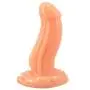 6.9 Inch Realistic Double Layer Silicone Toy with Strong Suction Cup
