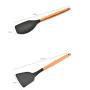 SKYyao Kitchen utensil set Non-stick spatula spoon utensils wooden handle kitchenware 9-piece set kitchen tools silicone