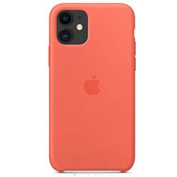 Maycase Compatible for iPhone 11 Case, Liquid Silicone Case Compatible with iPhone 11 (2019) 6.1 inch (Orange)