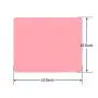 Large Silicone Place Mat for Dining Table Reusable-Silicone Place mats for infants and Kids Place Mat,Pizza Mat , Table Mat, Placement Mat,Heat Resistant-Non-Slip Waterproo (19.515.5, pink)(3pack)