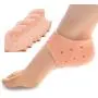 Heel Support for Plantar Fasciitis, Sumiwish 6 PCS Thick Heel Sleeves, Silicone Heel Protector Pads, Heel Cushion for Bone Spur and Heel Spur Pain Relief, Cracked Heels