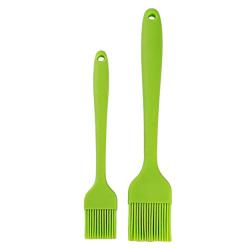 Sperrins 2 Sets Silicone Kitchen Butter Cream Brushes Mix Scraper Brush Butter Cake Brushes Tool for Baking Kitchenware green