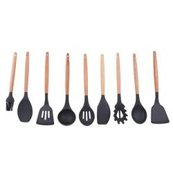 CUTICATE Cooking Tool Set Non Stick Cookware Set Silicone Cooking Utensils Outdoors