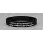 RIYIN Custom Silicone Wristband, 100pcs-Pack (100pcs Wristbands Need be Same)