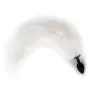 Gothing LED Light Bu~tt Plùg Silicone Insert Stopper Smooth Six Toy Game Cosplay with Faux Fox Tail