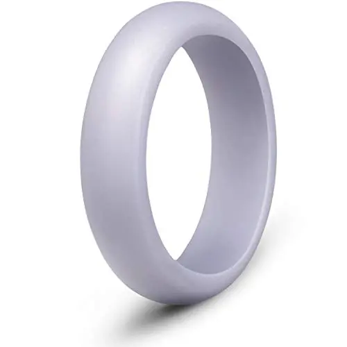 Egnaro Silicone Wedding Ring for Women, Womens Rubber Engagement Ring, Multiple Pack, Great Replacement