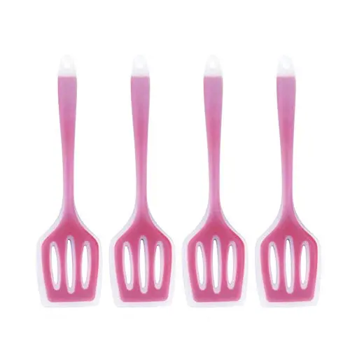 NITRIP Silicone Slotted Turner with Long Handle Cooking Tool Kitchenware, 11.61 3.03 in