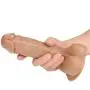 Lfcmf 7.7 inch Realistic Massager Toys Lifelike Silicone-D?ld? with Suction Cup for Women