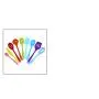 New Kitchen Cooking Tools Coated Nylon And Silicone Cookware Spatula And Spoon Colorful Kitchenware 9 Style,She spatula