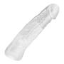Privacy Packaging. Silicone Penile Condom Expander Expands Male Chastity Toys Lengthen Cock Sleeves Dick Socks Reusable Condoms - Crystal A