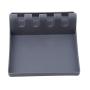 Samoii Set of 2 Kitchen Silicone Cooking Utensil Holder Non-Slip Anti-Heat Kitchenware Rack (Gray)