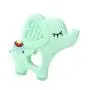 Cinhent Baby Elephant Feeder Pacifier -Silicone Soother Pacifier Chewable Teething Toy Pendant, Infant Teething Toy, Silicone Pouches for Toddlers & Kids