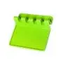 BESTONZON Kitchen Utensil Rest Mat Heat Resistant Ladle Fork Mat Silicone Spoon Rest Kitchenware Drying Mat (Green)