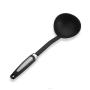 Hvanam Kitchenware Heat resistant silicone soup spoon with non-slip stainless steel handle kitchen and dining utensils.