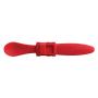 High-Grade Silicone Feeding Spoon Gentle on Gums. Fun Shape Toddlers Love! Truck, Red