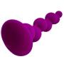 Zcargel High Quality Sucker Design Soft Silicone Anal Butt Plug,Beads Bum Thrusting Sex Toys for Adult