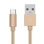 Micro USB Cable 6ft by TalkWorks | Braided Heavy Duty Android Phone Charger Cord | Fast Data Charging Cable for Samsung Galaxy S6 / S7, Fire Tablet, Kindle, PS4, Bluetooth Speaker - Gold