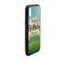 Birthday Decorations Rubber Phone Case,Sincere Greeting Message on Blur Background Celebration Compatible with iPhone XR
