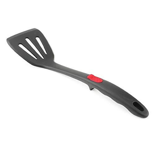 Silicone kitchenware set silicone spatula spatula silicone colander silicone shovel silicone rice spoon (7 sets) JF (Color : Grey leak shovel)