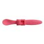 High-Grade Silicone Feeding Spoon Gentle on Gums. Fun Shape Toddlers Love! Truck, Pink