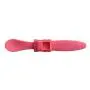 High-Grade Silicone Feeding Spoon Gentle on Gums. Fun Shape Toddlers Love! Truck, Pink